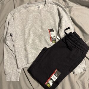 Athletic works girls sweatpants and sweatshirt